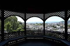 長迫公園にて