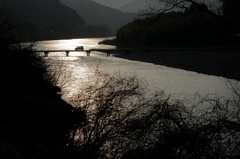 沈下橋のある風景