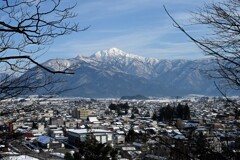 荒島岳を望む