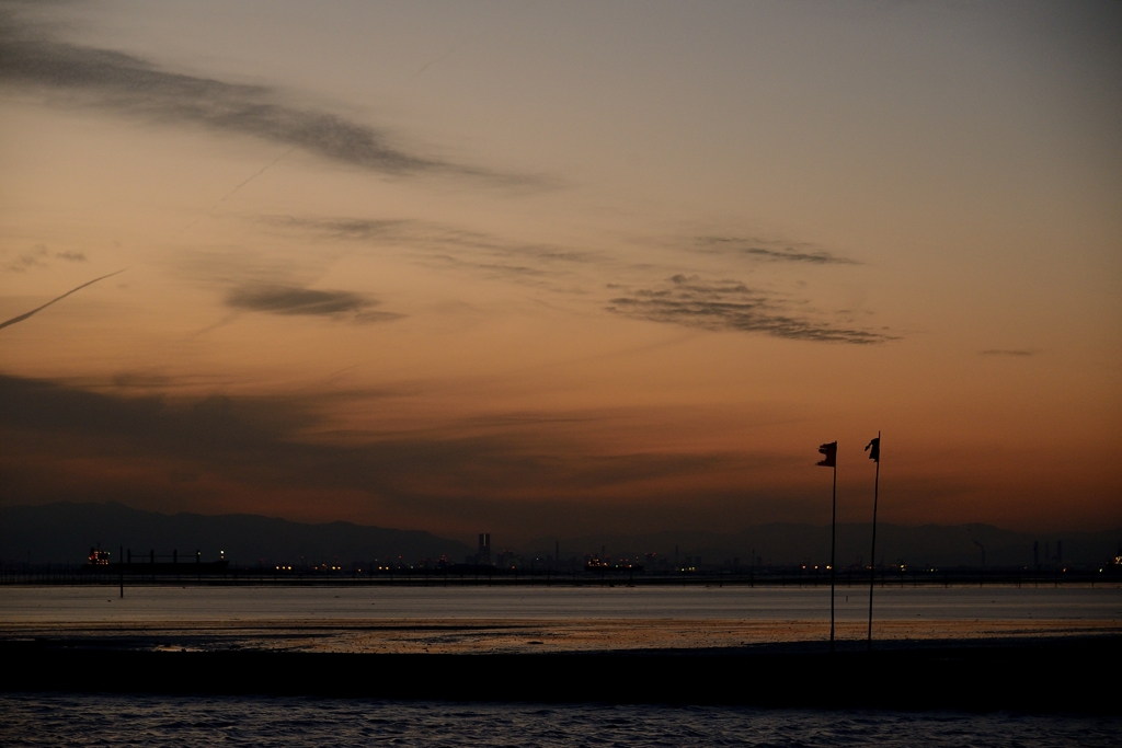 木更津の夕暮れ