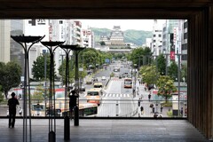 お城を望む