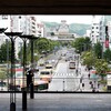 お城を望む