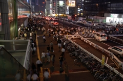 新宿人の波