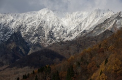 大山南壁の姿