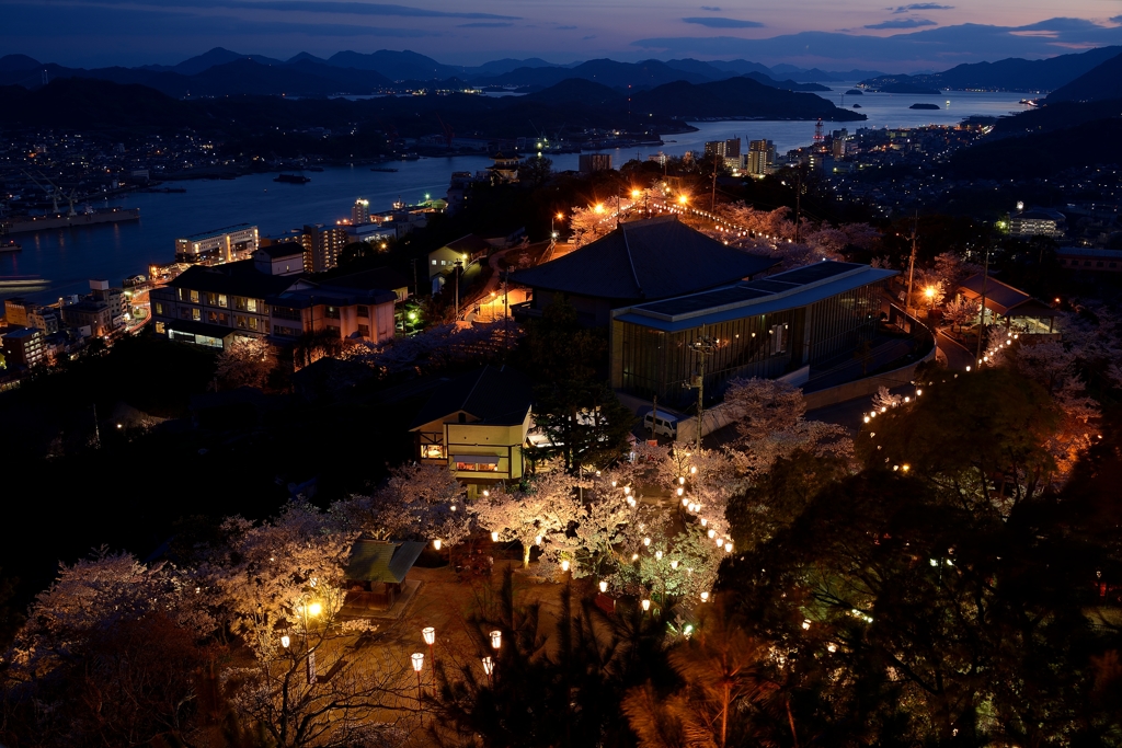 春乃尾道夕景