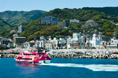 Pink boat