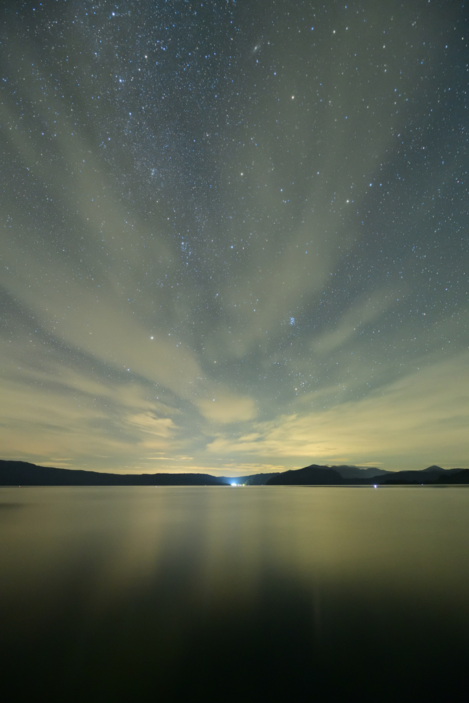 十和田湖の夜景