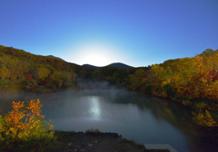 夜の八甲田地獄沼