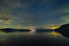 十和田湖の夜景