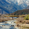 青川と黄電車