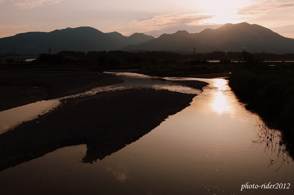 Sunset　River