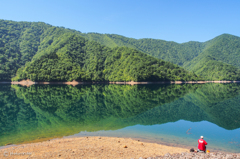 湖釣り