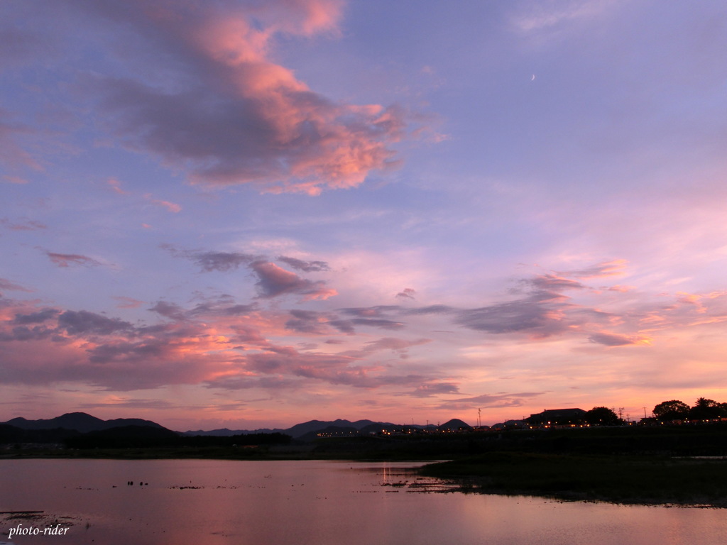 神の夕景