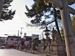 鳥居とチン電２