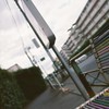 バス停と椅子