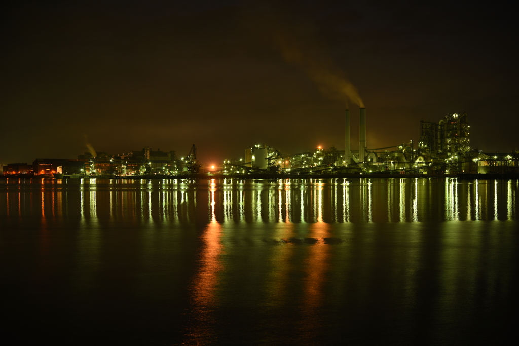 周南市工場夜景２