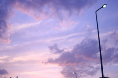 purple sky