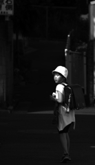 路地とランドセル