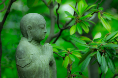 緑の仏像
