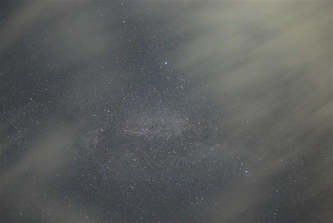ペルセウス座流星群の日の天の川