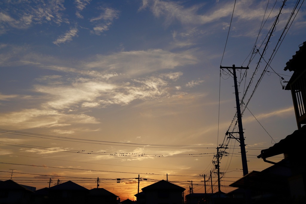 或る日の夕暮