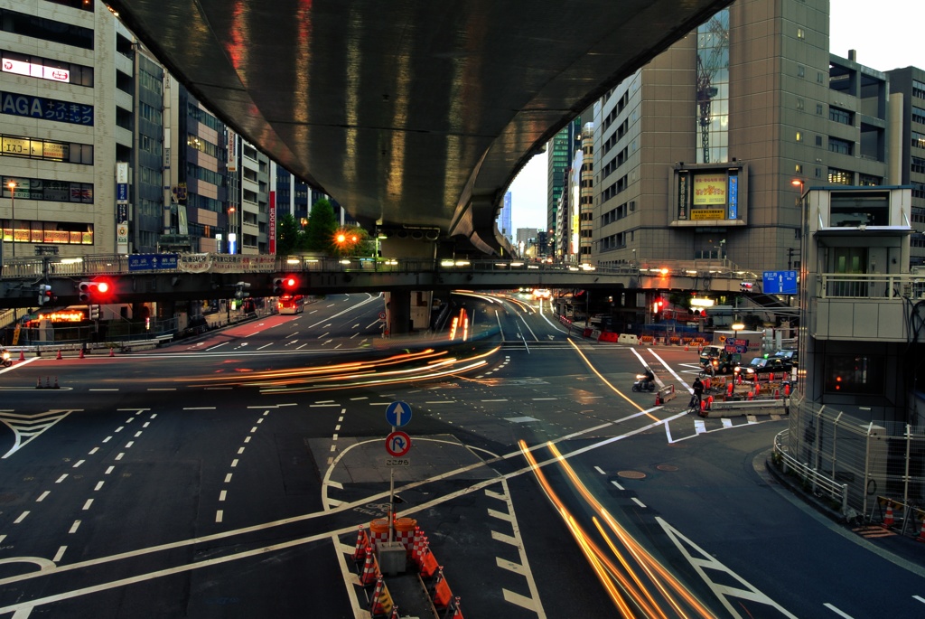 渋谷夕方