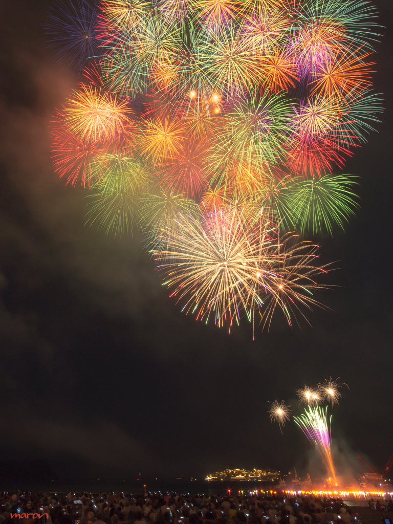 夜空の華