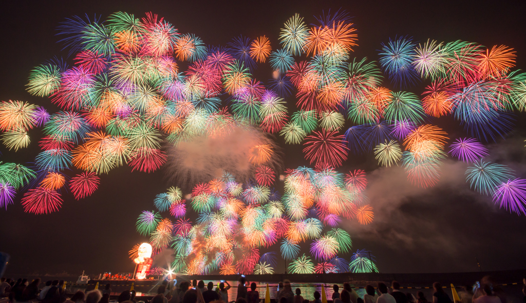 夜空に彩る華