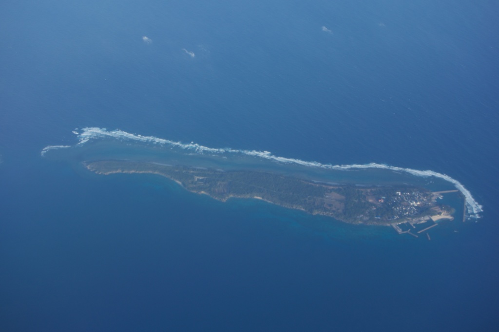 空から見た久高島