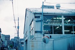 青い街