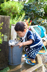 濡れても関係ない。