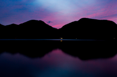 いむた池　花火大会カウントダウン