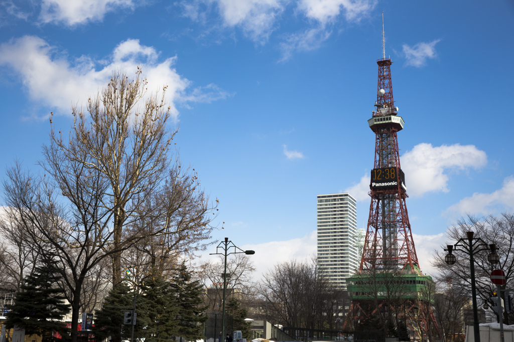 さっぽろテレビ塔　その２～もうすぐ雪まつり