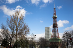 さっぽろテレビ塔　その２～もうすぐ雪まつり