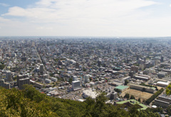 円山から見た札幌