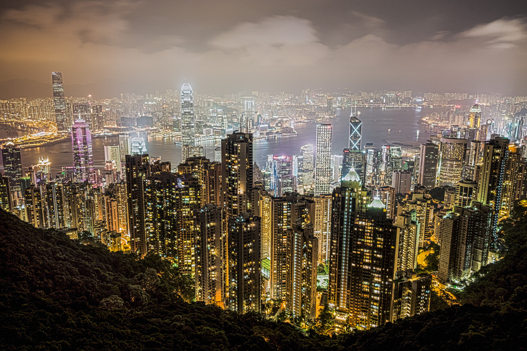 Diamond view in Hong Kong