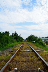 線路から見える景色