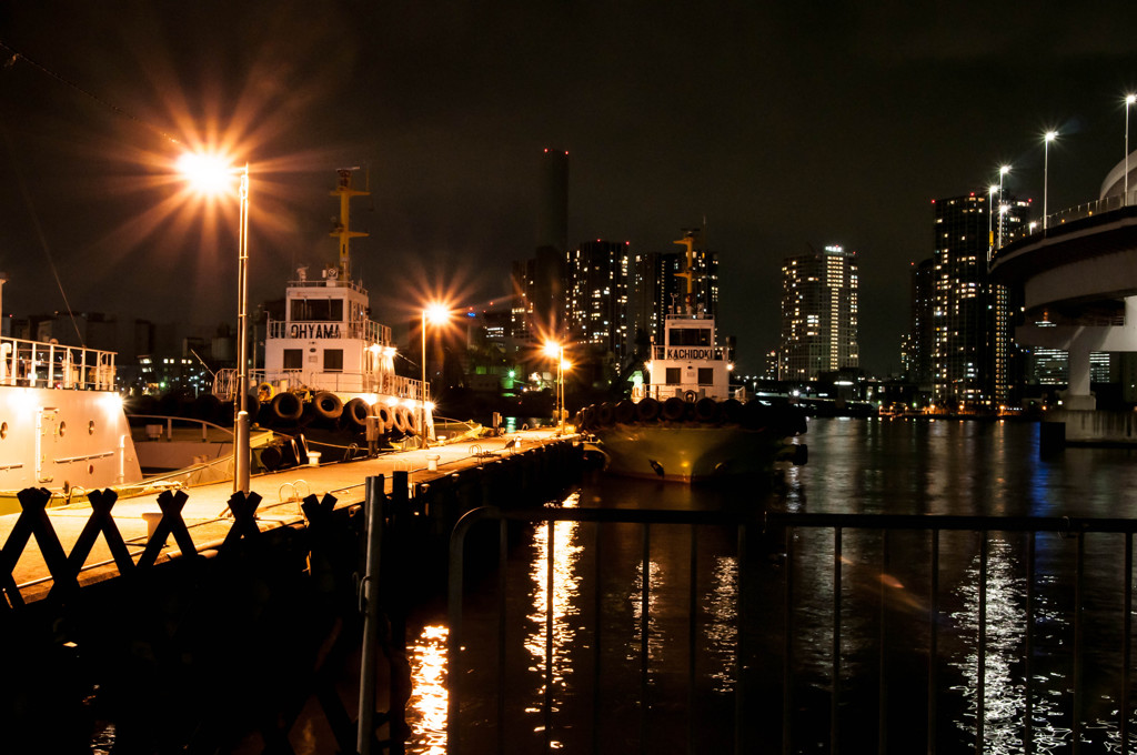 a ship at anchor