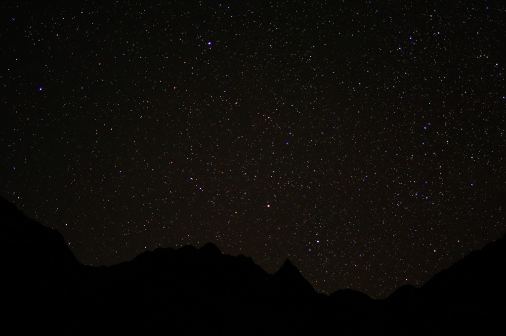 涸沢の夜