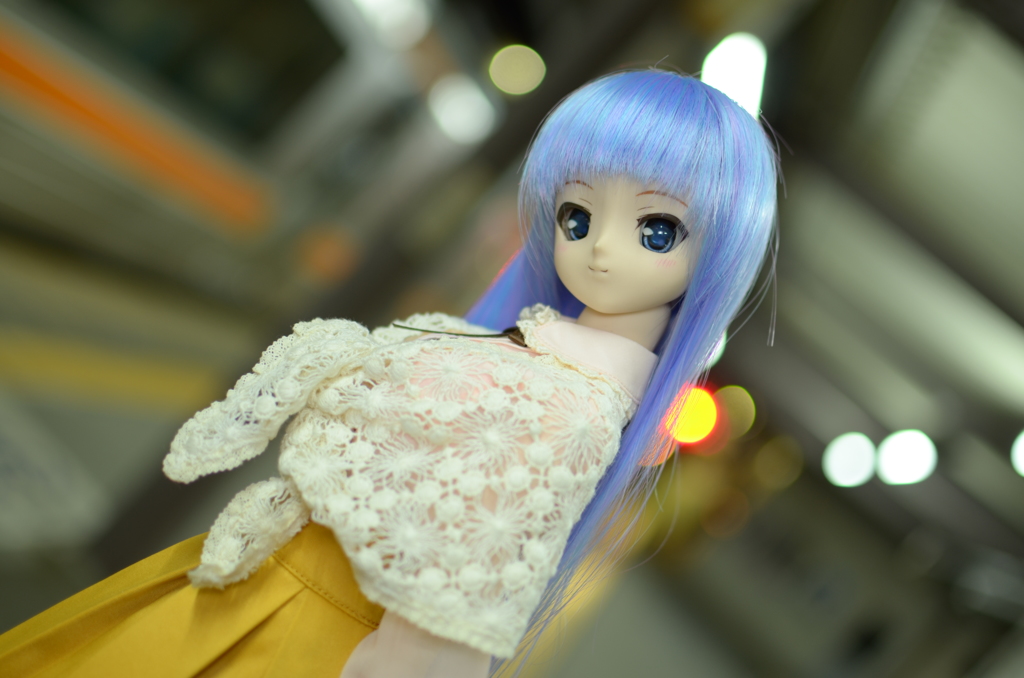 深夜駅構内