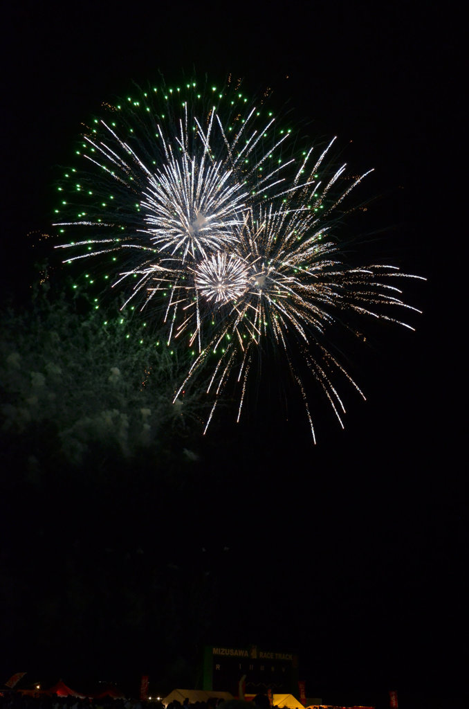 水沢競馬場花火　2012