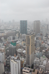 曇り空の東京