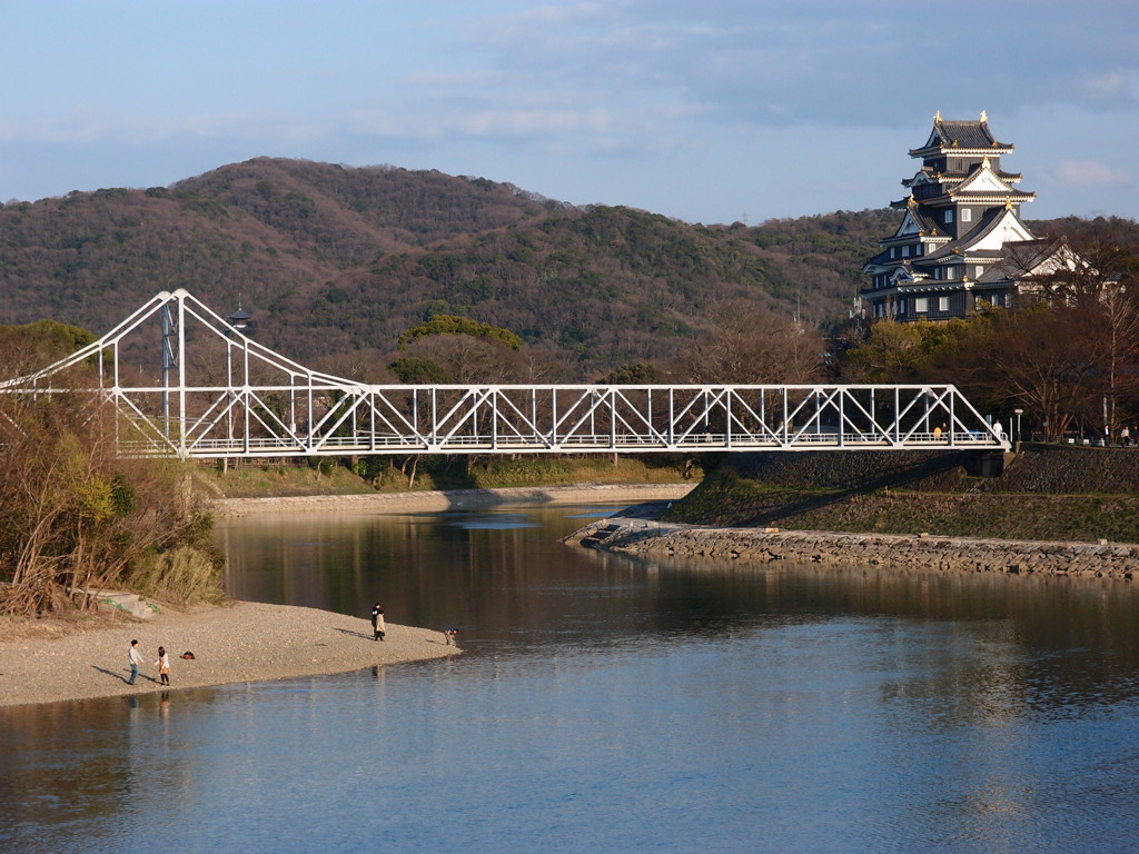 城のある風景。