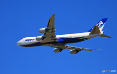 「青い空」が一番 NCA 747-8KZF JA12KZ
