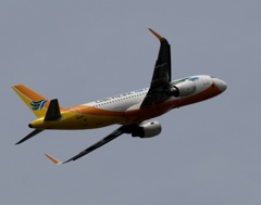 SEBU A320-214 出発　