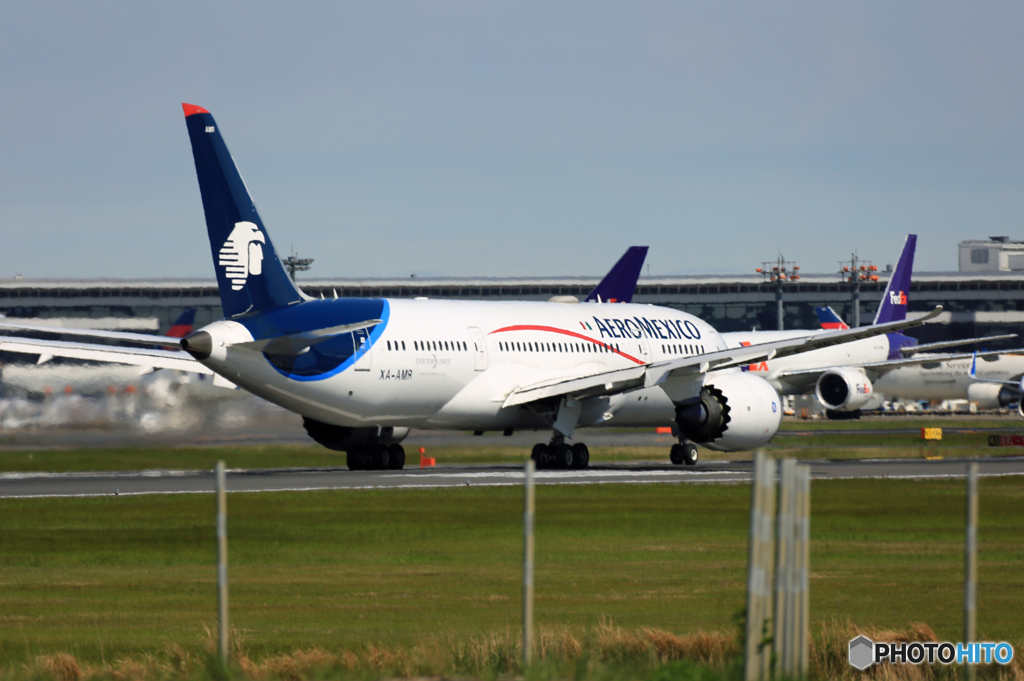 「すかい」 AEROMXICO 787-8 XA-AMR 出発