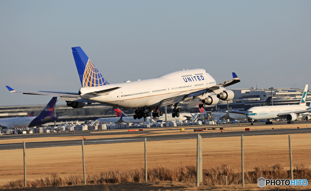 「すかい」UNITED 747-400 N174UAジャンボ保存委員会