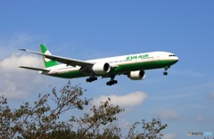 EVA 777-300ER B-16719 着陸　