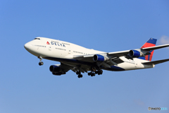 「すかい」 DELTA 747-400 N669US Landing