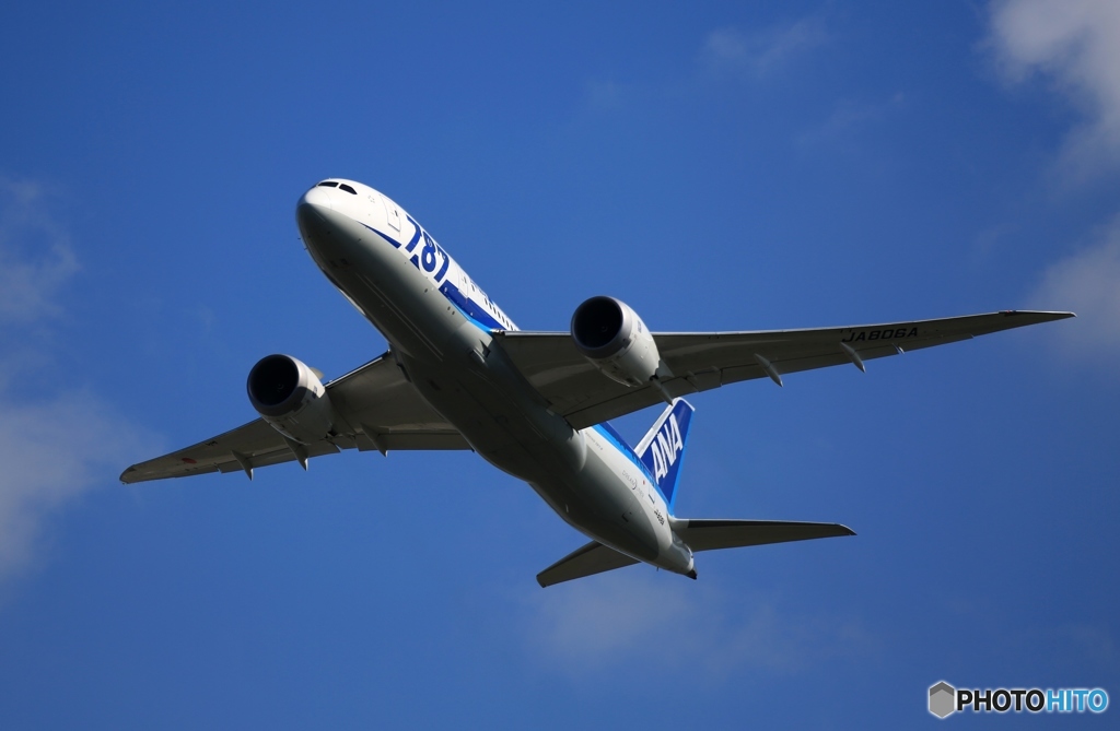 離陸  ANA 787-8 JA806A